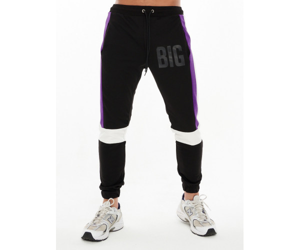 Спортивный костюм трикотажный черного цвета 9156Ch