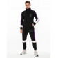 Спортивный костюм трикотажный черного цвета 9156Ch