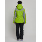 Горнолыжный костюм женский зеленого цвета 077033Z