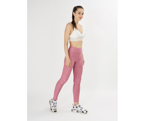 Леггинсы женские фиолетового цвета 1165F