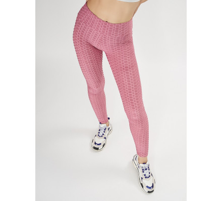 Леггинсы женские фиолетового цвета 1165F