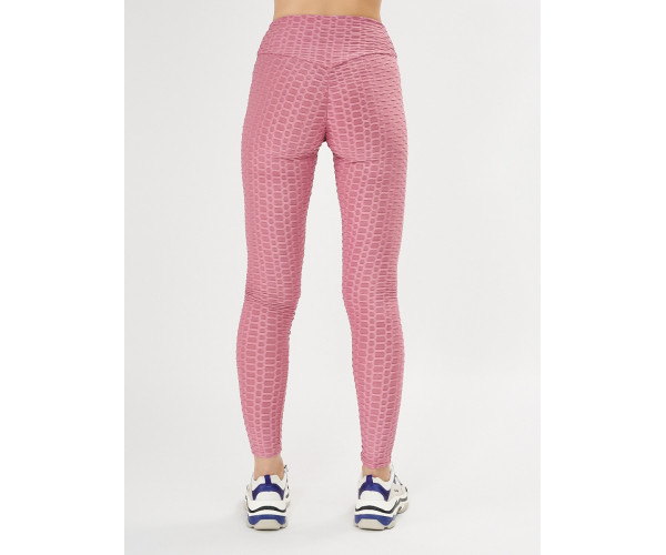 Леггинсы женские фиолетового цвета 1165F