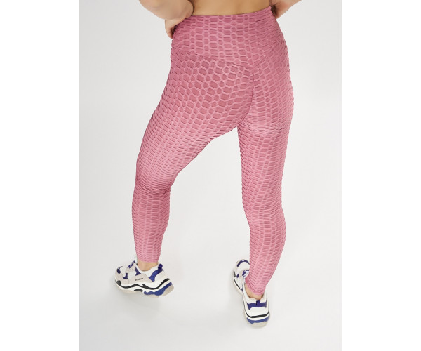 Леггинсы женские фиолетового цвета 1165F