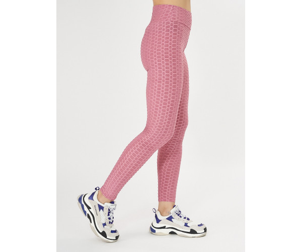 Леггинсы женские фиолетового цвета 1165F