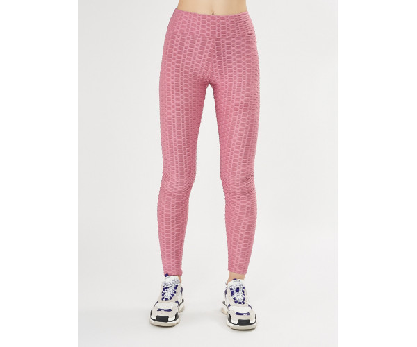 Леггинсы женские фиолетового цвета 1165F