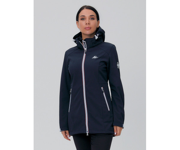 Костюм женский  темно-синего цвета 02029TS