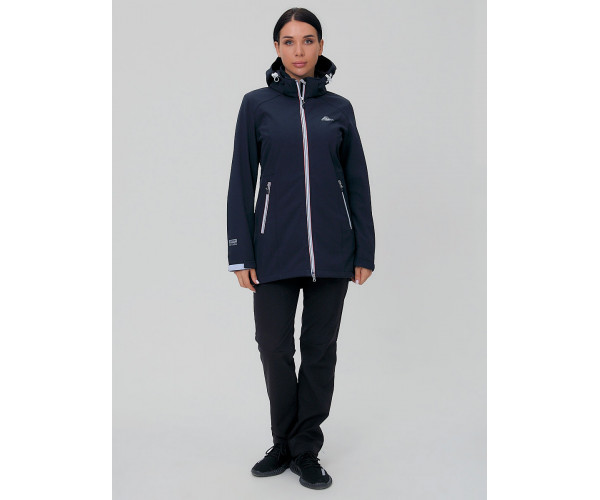 Костюм женский  темно-синего цвета 02029TS