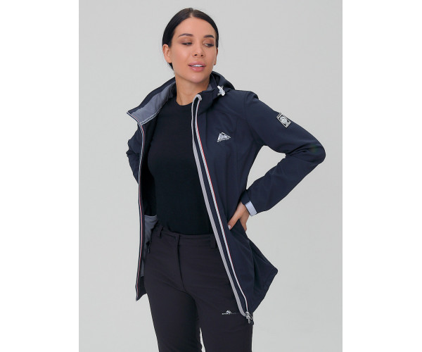 Костюм женский  темно-синего цвета 02029TS