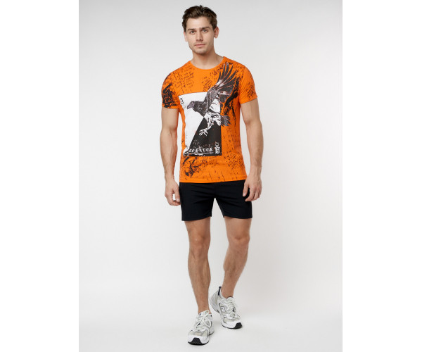 Подростковая футболка оранжевого цвета 220036O