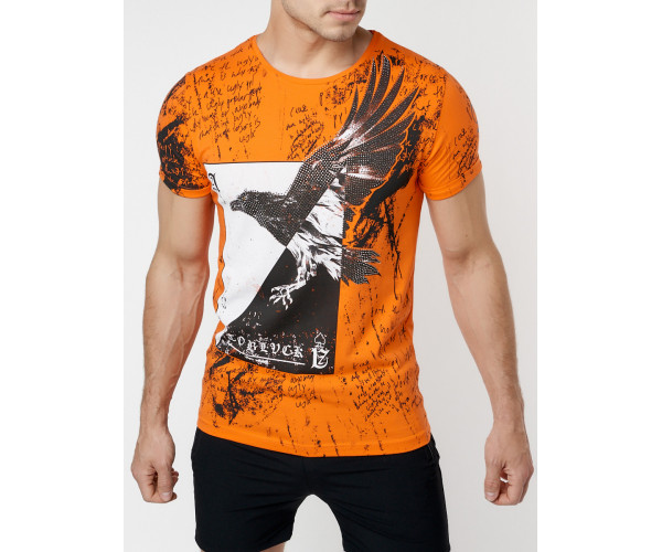 Подростковая футболка оранжевого цвета 220036O