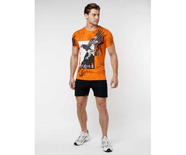 Подростковая футболка оранжевого цвета 220036O