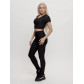 Костюм для фитнеса женский черного цвета 2001Ch