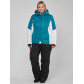 Женский зимний костюм горнолыжный большого размера бирюзового цвета 01934Br