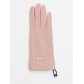 Классические перчатки демисезонные женские розового цвета 610R