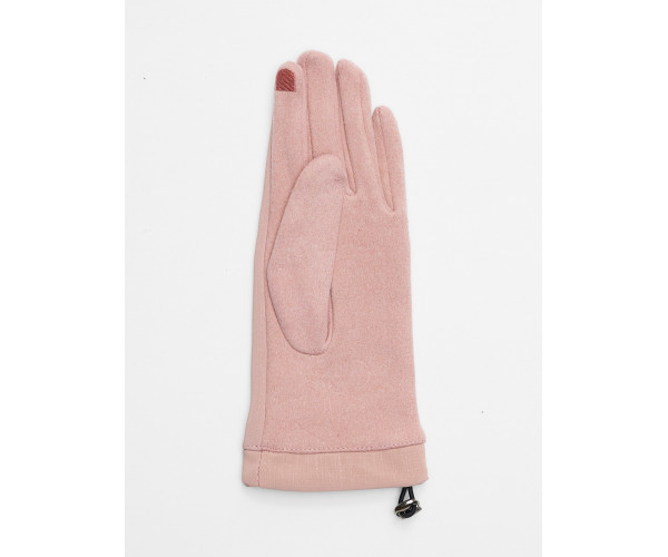 Классические перчатки демисезонные женские розового цвета 610R