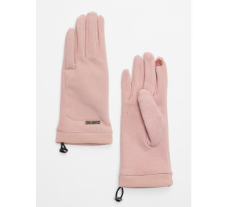 Классические перчатки демисезонные женские розового цвета 610R