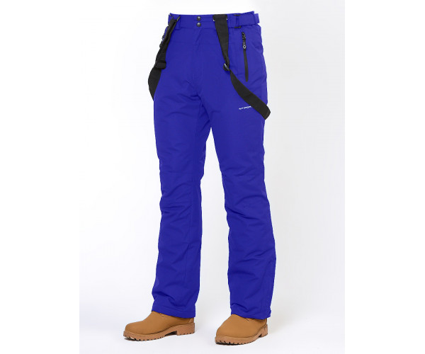 Мужские зимние горнолыжные брюки синего цвета 18005S