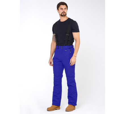 Мужские зимние горнолыжные брюки синего цвета 18005S