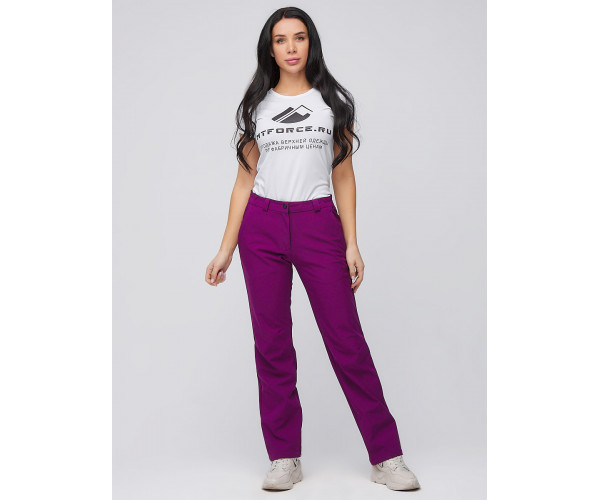 Костюм женский softshell зеленого цвета 02023Z