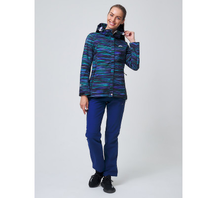 Костюм женский  темно-синего цвета 02038TS