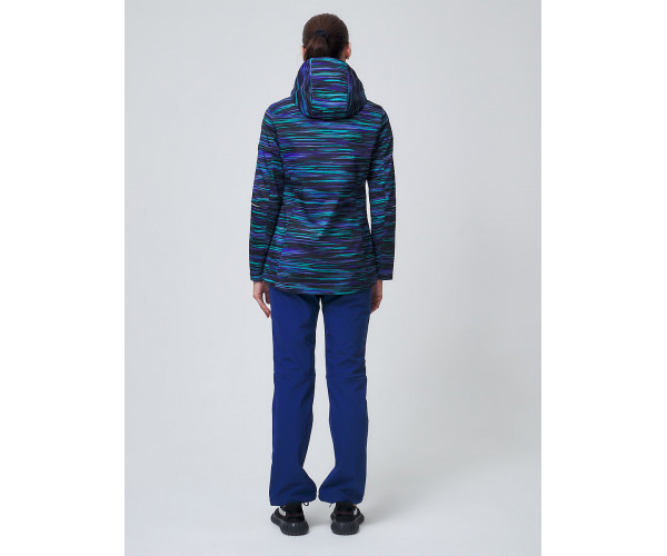 Костюм женский  темно-синего цвета 02038TS