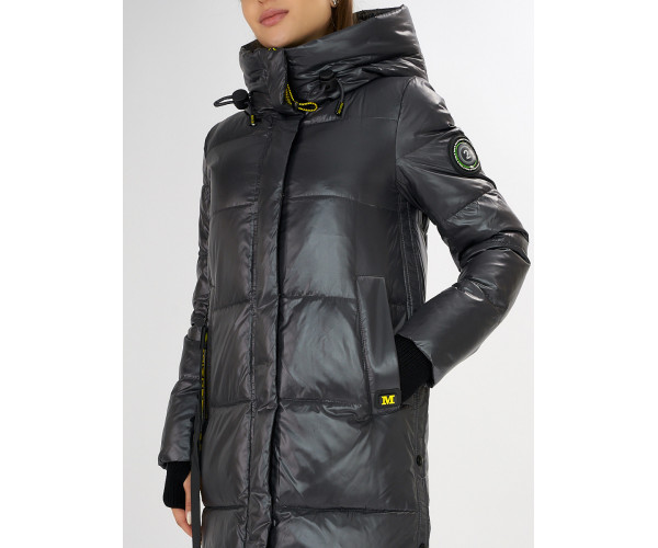 Куртка зимняя темно-серого цвета 72101TC