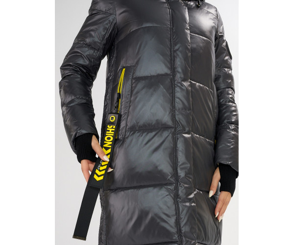 Куртка зимняя темно-серого цвета 72101TC