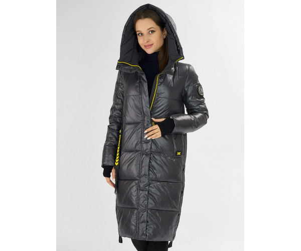 Куртка зимняя темно-серого цвета 72101TC