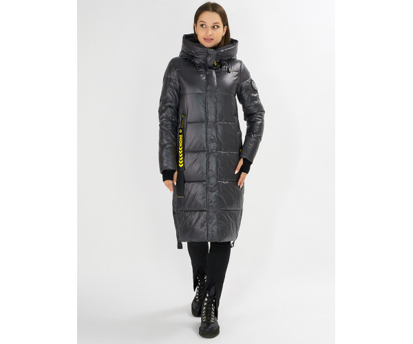 Куртка зимняя темно-серого цвета 72101TC