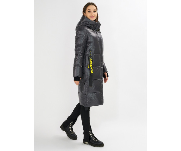 Куртка зимняя темно-серого цвета 72101TC