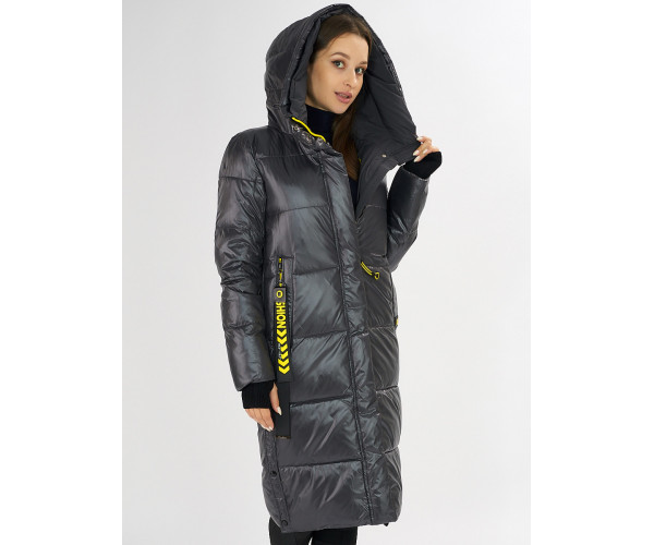 Куртка зимняя темно-серого цвета 72101TC