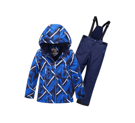 Горнолыжный костюм Valianly для мальчика синего цвета 9019S