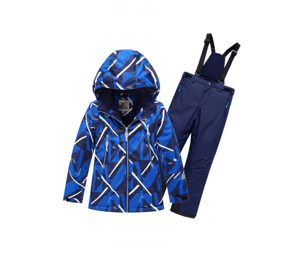 Горнолыжный костюм Valianly для мальчика синего цвета 9019S