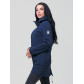 Парка женская  темно-синего цвета 2027TS
