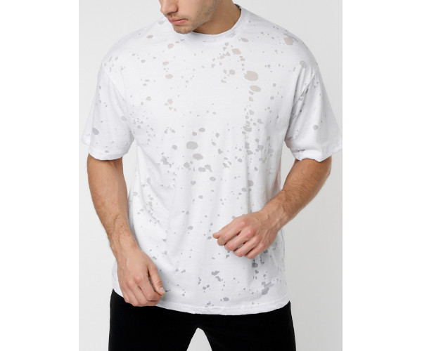 Однотонная футболка белого цвета 221404Bl