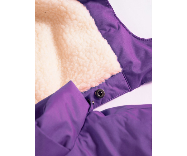 Горнолыжный костюм Valianly детский темно-фиолетового цвета 9004TF