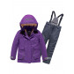 Горнолыжный костюм Valianly детский темно-фиолетового цвета 9004TF