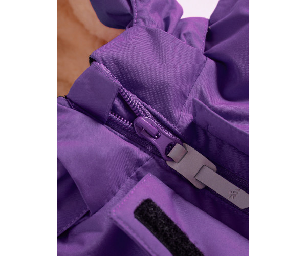 Горнолыжный костюм Valianly детский темно-фиолетового цвета 9004TF