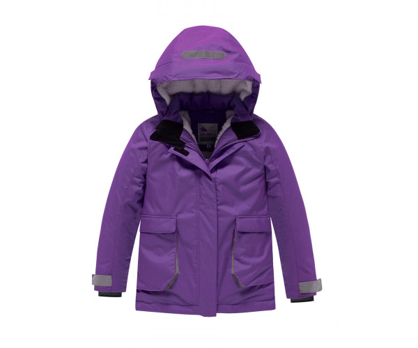 Горнолыжный костюм Valianly детский темно-фиолетового цвета 9004TF