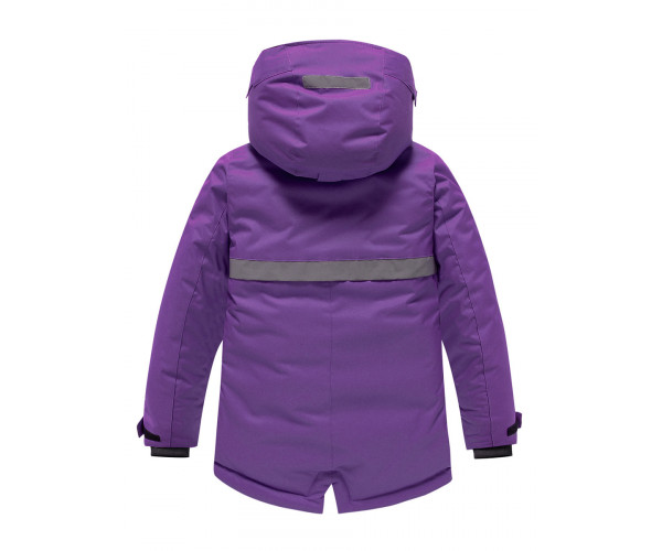 Горнолыжный костюм Valianly детский темно-фиолетового цвета 9004TF