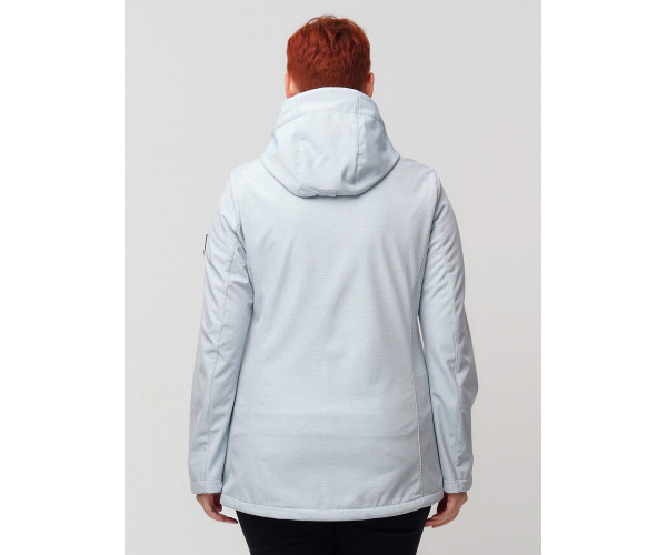 Ветровка  bigsize голубого цвета 2031-1Gl