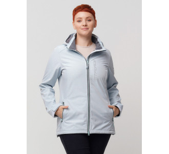 Ветровка  bigsize голубого цвета 2031-1Gl