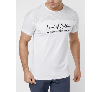 Футболка мужская белого цвета 229002Bl