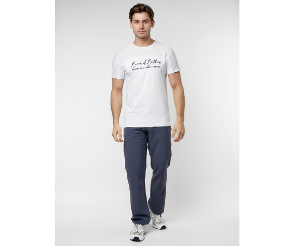 Футболка мужская белого цвета 229002Bl