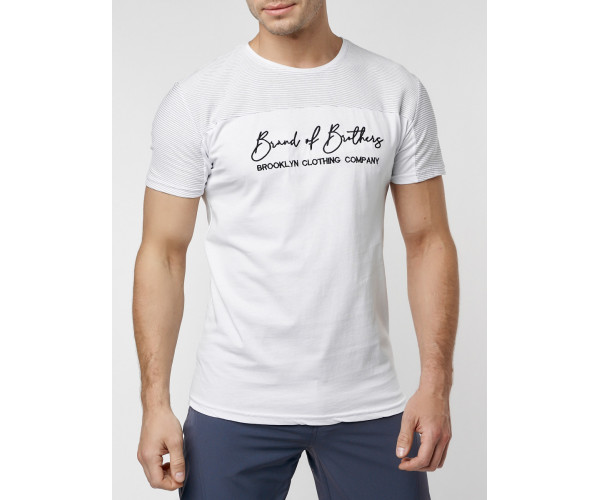 Футболка мужская белого цвета 229002Bl