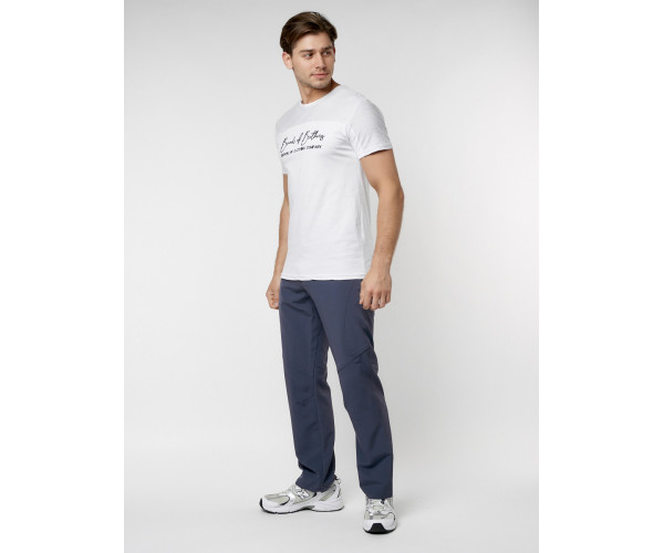 Футболка мужская белого цвета 229002Bl