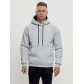 Худи мужские оверсайз с начосом серого цвета 1087Sr