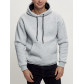 Худи мужские оверсайз с начосом серого цвета 1087Sr