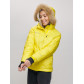 Пуховик еврозима с мехом Valianly желтого цвета 22107J