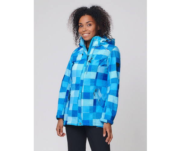 Костюм женский softshell синего цвета 01923S